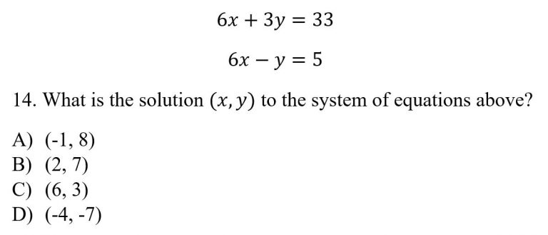 ArborBridge: How To: Solve Systems of Linear Equations on the SAT Math ...